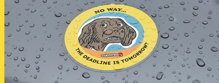 Laminētas vinila uzlīmes  