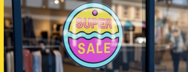 Caurspīdīgas uzlīmes  